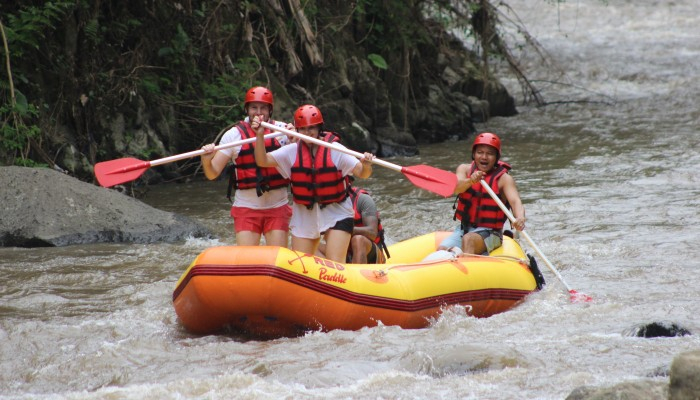 Bali Travel Online | Ayung River Rafting - Rafting + Balinese Massage