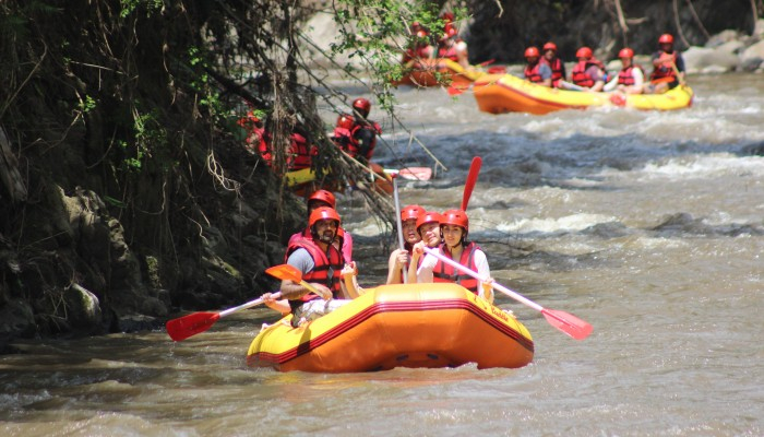 Bali Travel Online | Ayung River Rafting - Water Rafting + Lunch + Batur Volcano +Ubud + Kecak & Fire Dance