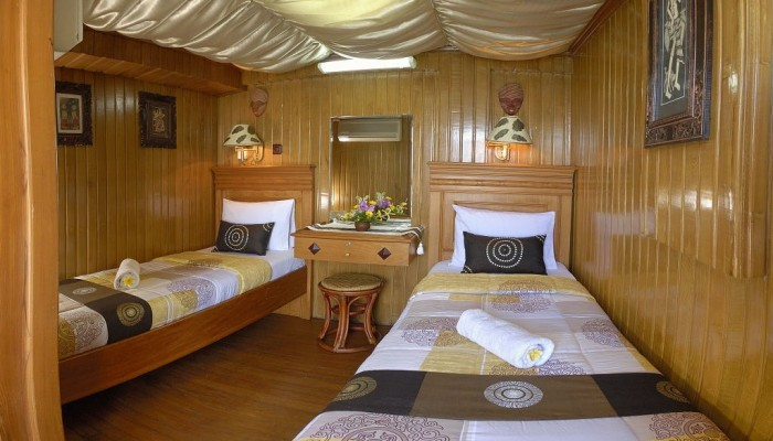 Bali Travel Online | Sea Safari Cruises - Sea Safari VI Vessels - 12D/11N Upper Deck Cabin, Twin or Double Bed