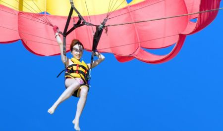 Bali Travel Online | Bali Activities - Seawalker + Parasailing